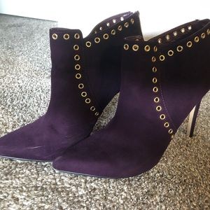 Izabella Rue plum booties